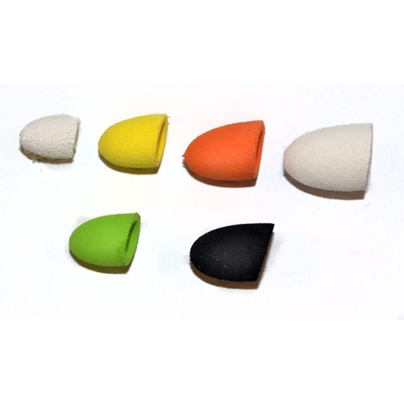 CF Foam Poppers|Extra Small|Small|Medium|Large|Black|Lime|Orange|White|Yellow