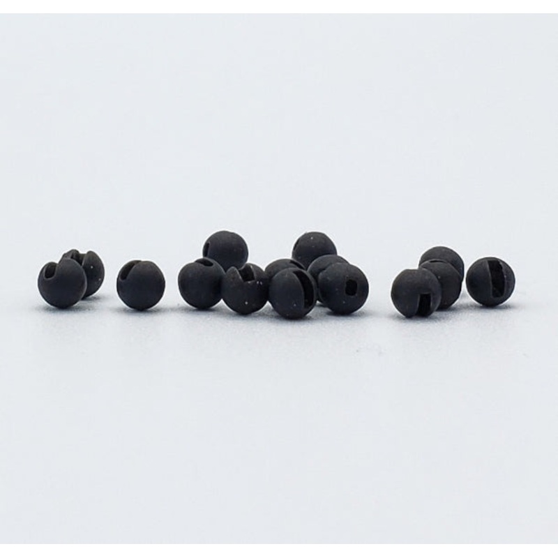 Firehole Slotted Stones Tungsten Beads Black
