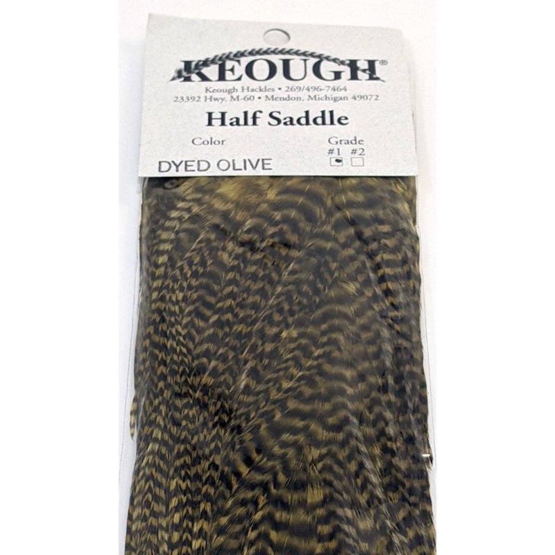 half saddle keough|dyed olive