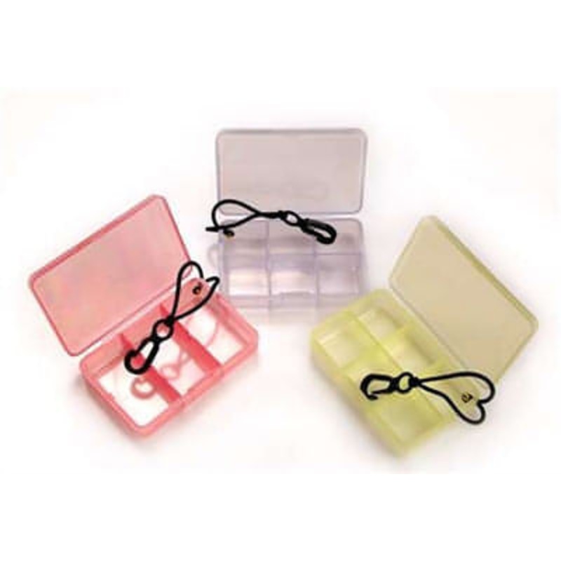 Lanyard Fly Boxes|Blue|Red|Clear|Yellow