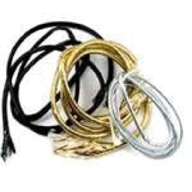 Metallic Tubing|Small|Medium|Large|Extra Large|Black|Copper|Gold|Pewter