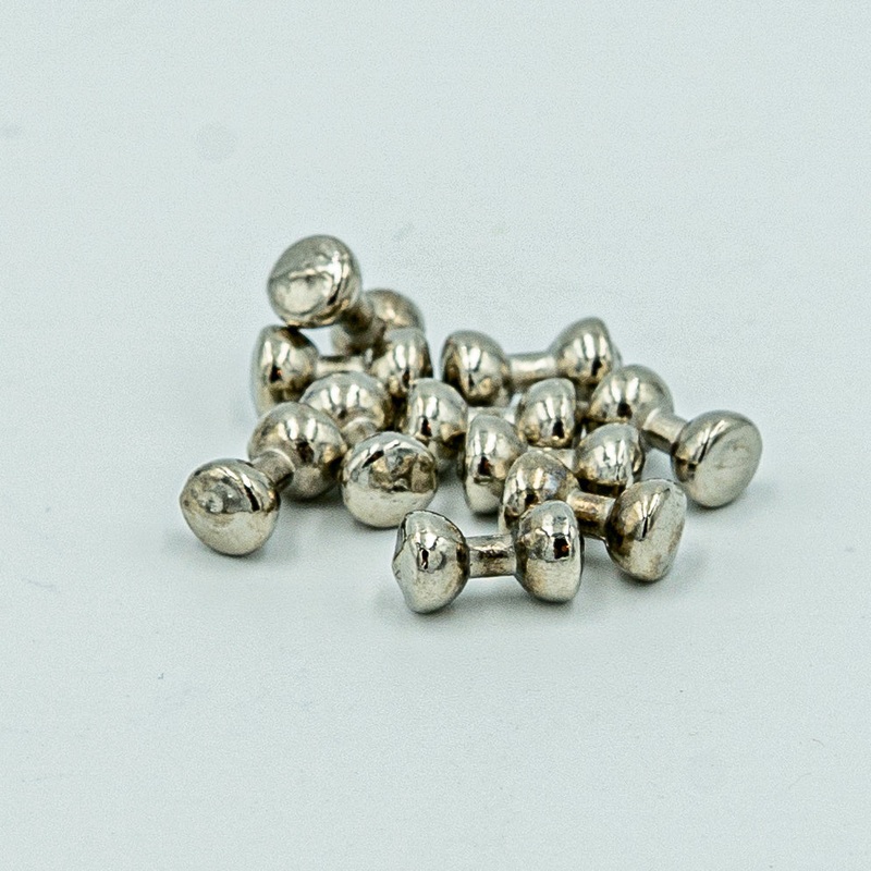 Nickel Plated Lead Eyes  Finatics Fly Company