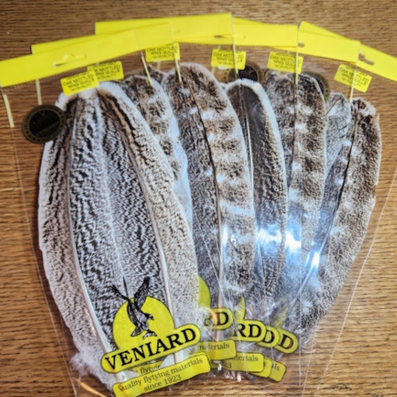 Veniard Oak Mottled Turkey Wing Quill