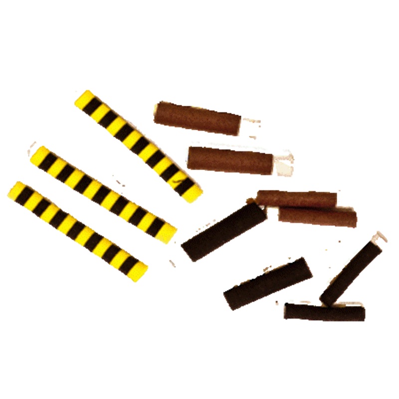 Ant & Bee Foam Bodies|3/32″|5/32″|Black- White Tip|Brown- White Tip|Bee Body