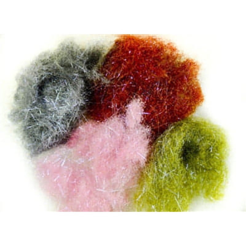 U V Dubbing|Black|Brown|Chartreuse|Cinnamon|Gray Dun|Hot Orange|Light Yellow|Olive|Peacock Olive|Purple|Rust|Shrimp Pink|White