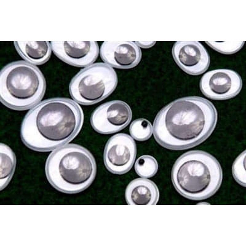 Wiggle Eyes- Oval|10mm|12mm|15mm