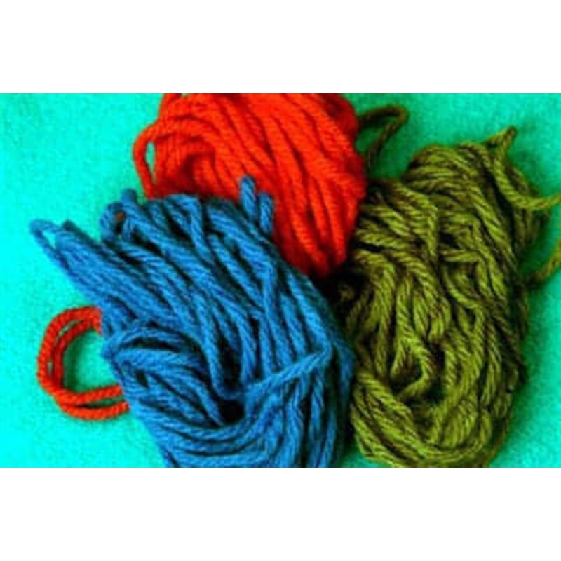 Wool Yarn|Black|Brown|Burnt Orange|Chocolate Brown|Cream|Gray|Hot Orange|Insect Green|Olive|Pink|Purple|Red|Rust|White|Wine|Yellow