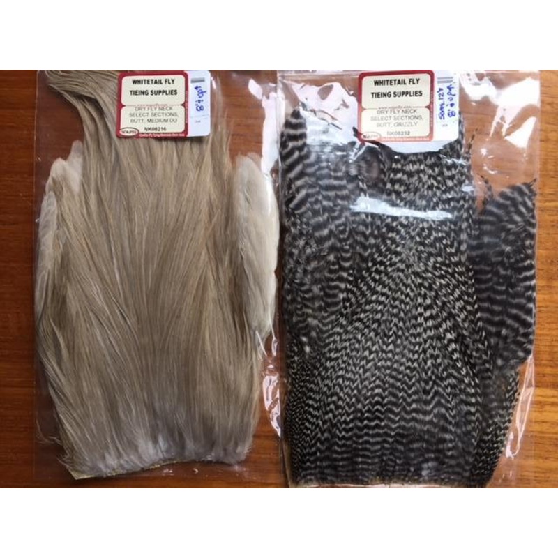 Dry Fly Neck Hackle Section – Butt
