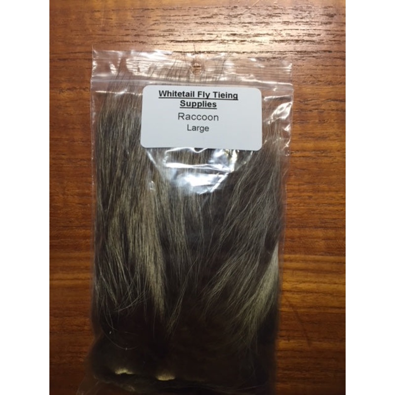 Raccoon Body Hair|Large|2″ x 3″