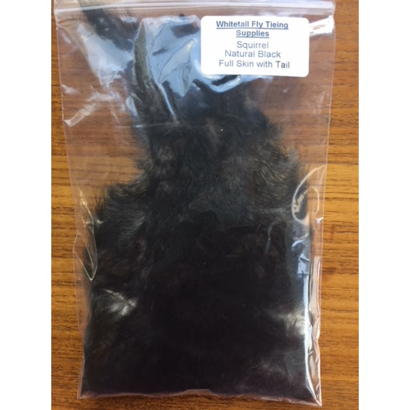 Squirrel, Black – Skin withTail