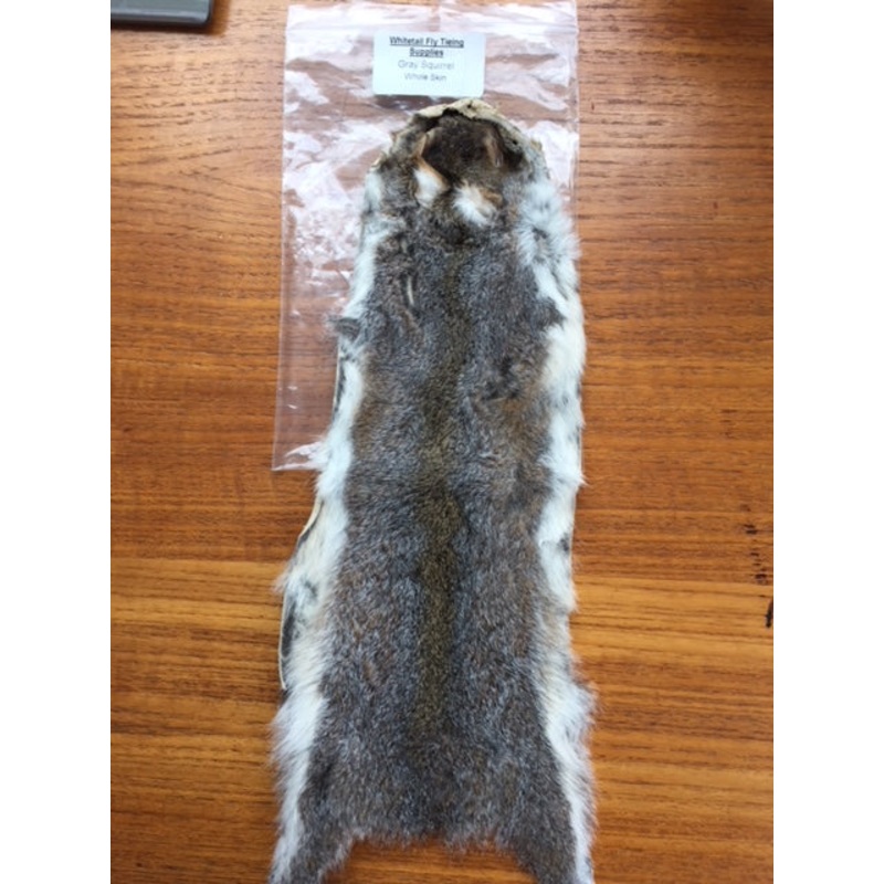 Squirrel, Gray -Tanned Skin