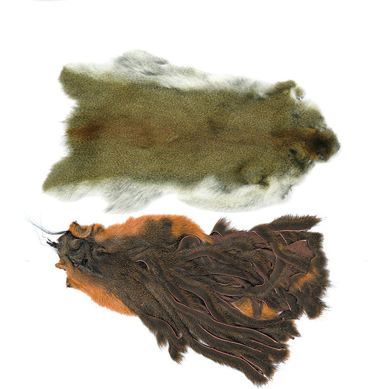 Squirrel, Pine – Skins Zonked|Natural|Black|Olive|Light Olive|Sculpin Olive|Brown|Crawdad Orange|Rust