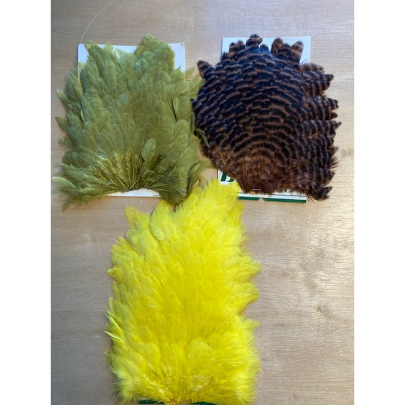 Hen Saddles (Ewing)|White|Green|Grizzly Red|Yellow|Black|Olive|Grizzly Brown|Grizzly|Brown