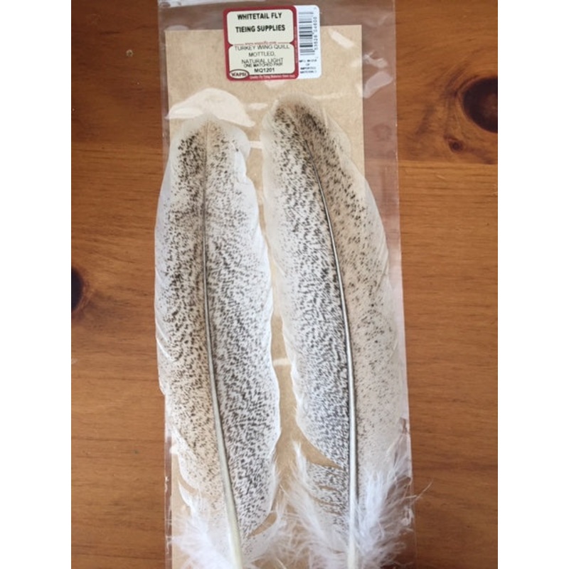 Turkey Wing Quills – Mottled Oak Light Color