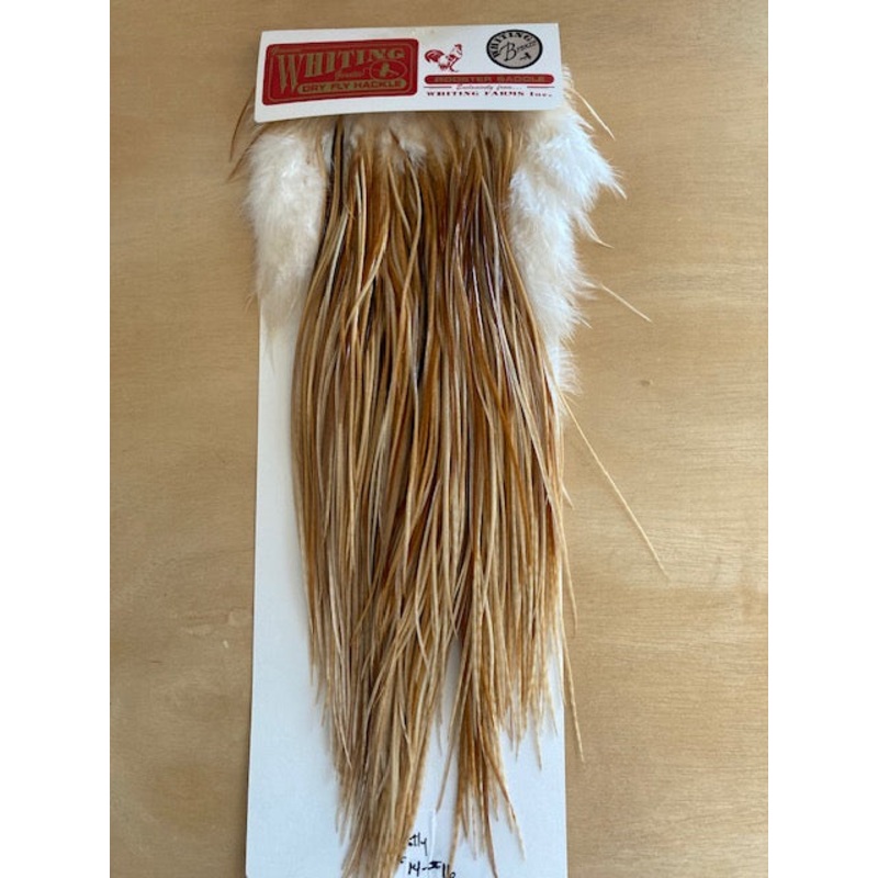 Whiting Rooster Dry Fly Saddles Bronze Grade