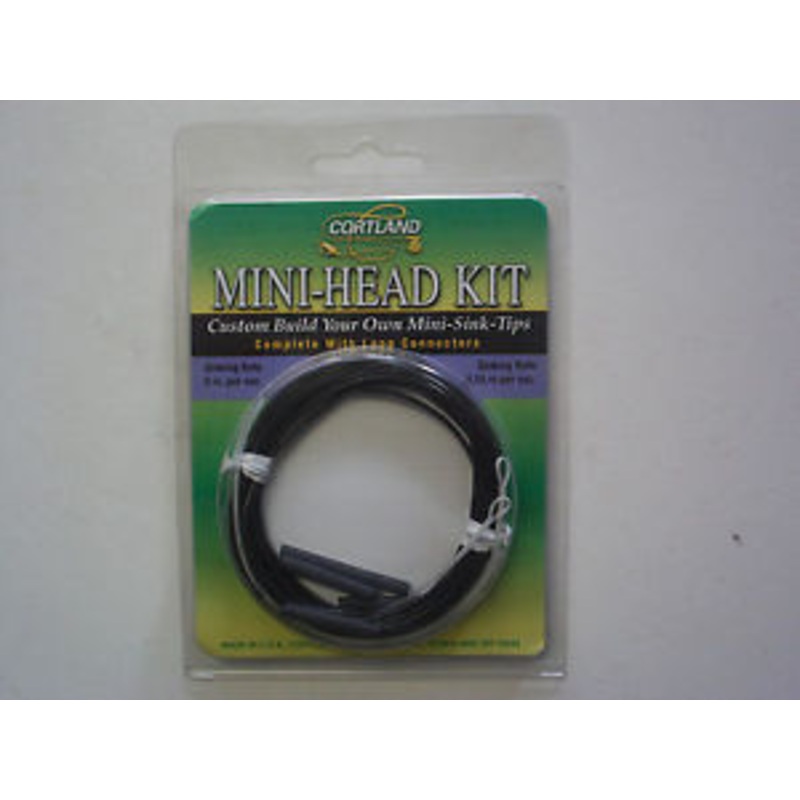 Cortland Mini Head Kit|3 ips|9 ips|Black|Gray