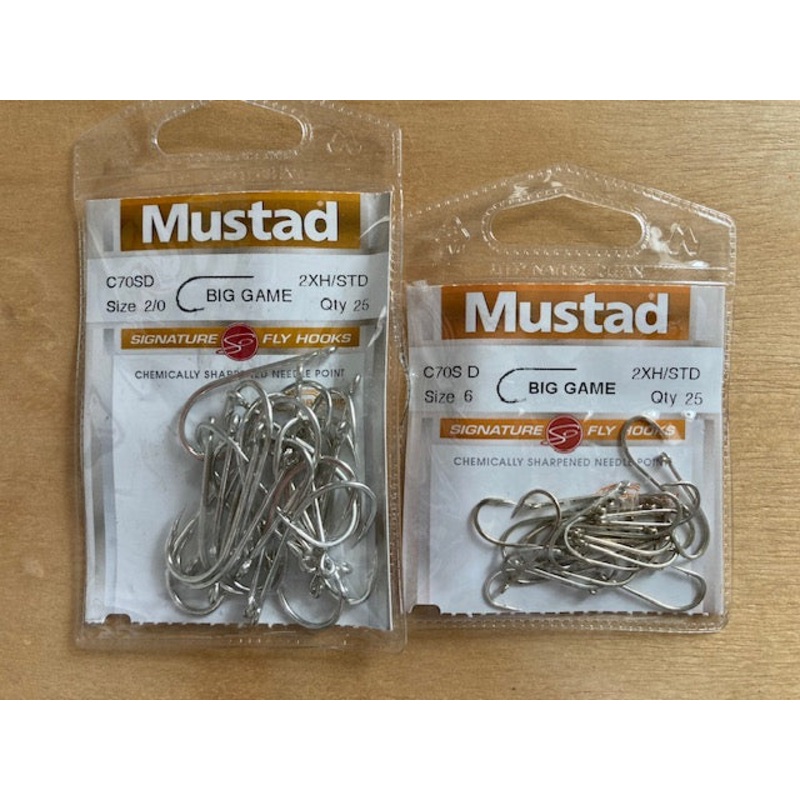 Mustad C70SD||3/0||2/0||1/0|1|2|4|6|25