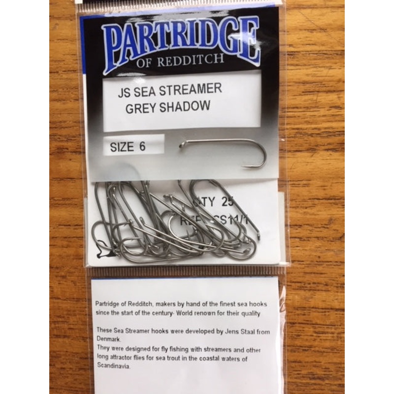 Partridge of Redditch CS11/1 JS Sea Streamer Grey Shadow