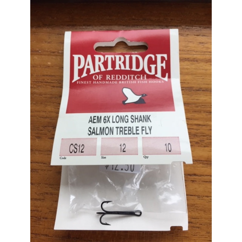 Partridge of Redditch CS12 AEM 6XL Salmon Treble Hook