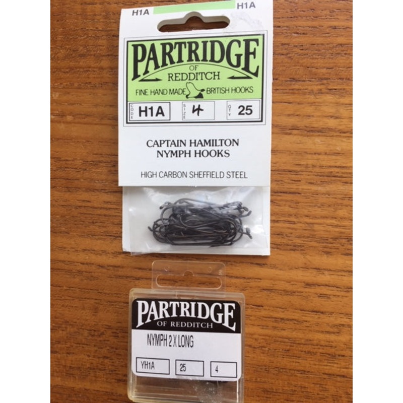 Partridge of Redditch YH1A (H1A) Captain Hamilton Nymph Hook