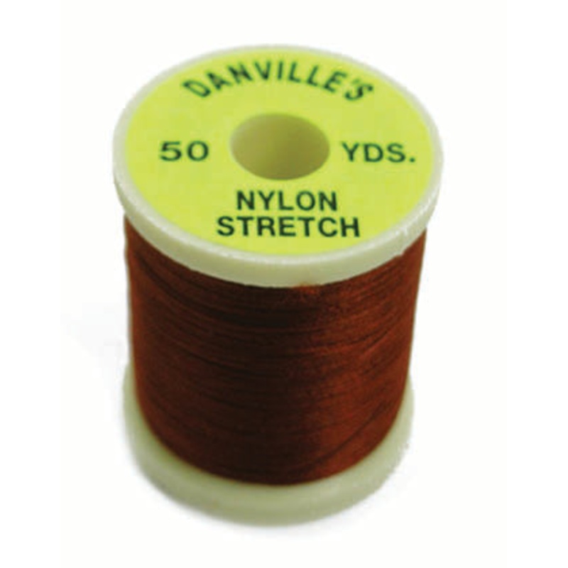 Danville Stretch Nylon Floss|Fluorescent White|Fluorescent Black|Fluorescent Red|Fluorescent Tobacco Brown|Fluorescent Olive|Fluorescent Green|Fluorescent Dark Brown|Fluorescent Yellow|Fluorescent Orange|Fluorescent Fire Orange|Fluorescent Blue|Fluorescen
