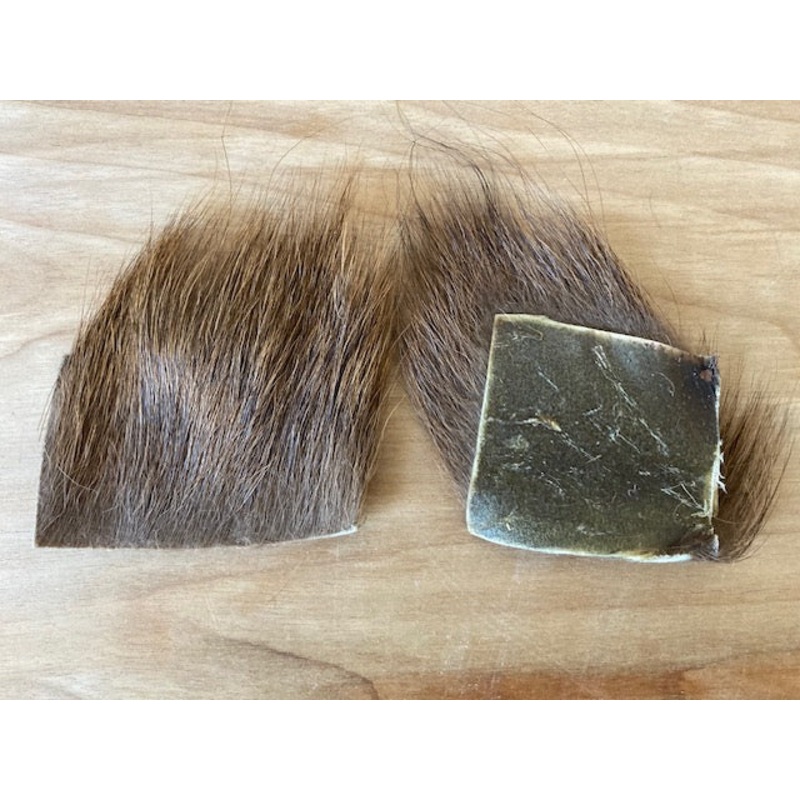 Elk, Cow Body Hair – XL|2″ x 3″|Natural