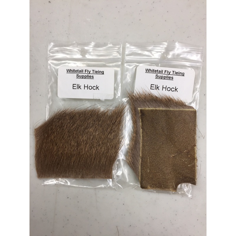 Elk Hock|2″ x 3″|Natural|Olive|Black|Bleached|Dark Brown