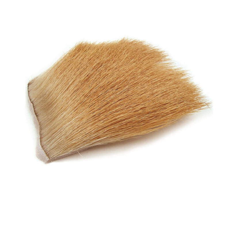 Elk Rump Hair|2″ x 3″|Bleached|Natural|Brown Drake