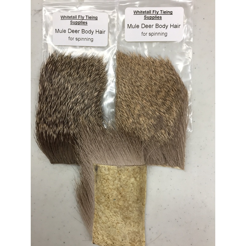 Mule Deer Body Hair (Long/Coarse for spinning)