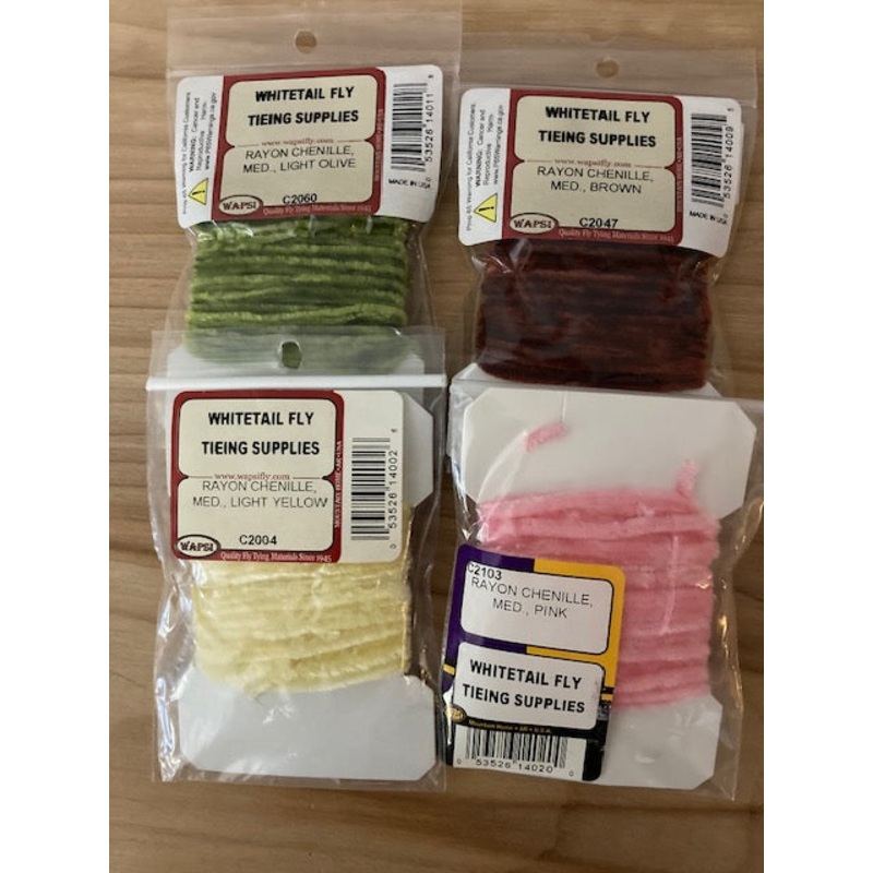 Rayon Chenille|Medium|Black|Light Olive|Brown|Purple|Pink|Light Yellow