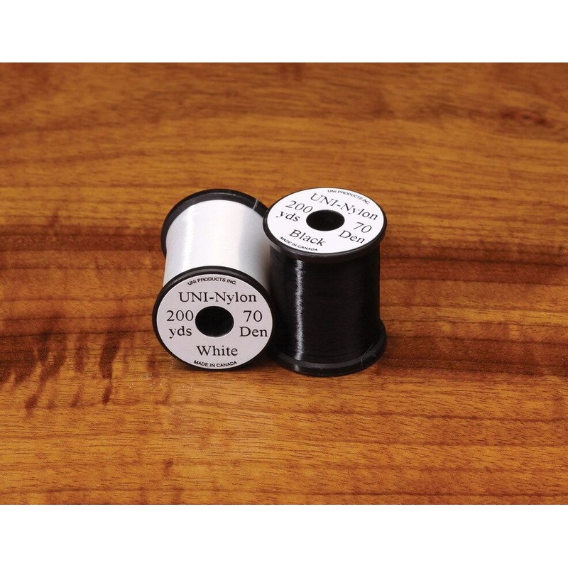 UNI Nylon Thread 70 Denier|70 denier|White|Black