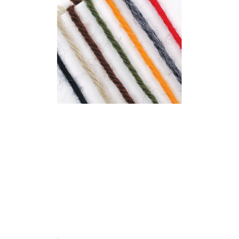 Wool Yarn|Black|Red|Yellow|Brown|Dark Brown|Orange