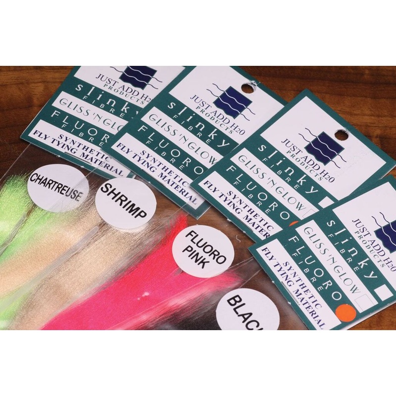 Fluoro Fiber|White|Hot Orange|Chartreuse|Gray|Hot Pink|Black|Light Pink|Red|Mackeral Blue|Salmon|Shrimp|Sea Blue|Olive|Mackeral Green|Royal Blue|Live Shrimp