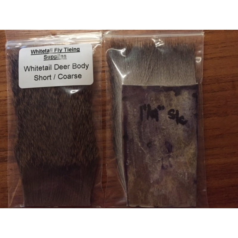 Whitetail Deer Body Hair – Short Coarse – Medium to Dark Color