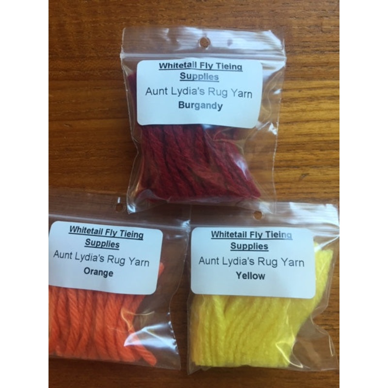 Aunt Lydia’s Rug Yarn|Red Brown|Cherry Red|Ruby Red|Orange|Hot Orange|Gold|Medium Gold|Butterscotch|Yellow|Burgandy|Dark Green|Olive|Light Olive|Forest Green|Tan|Chocolate Brown|Brown|Rusty Brown|Black|45