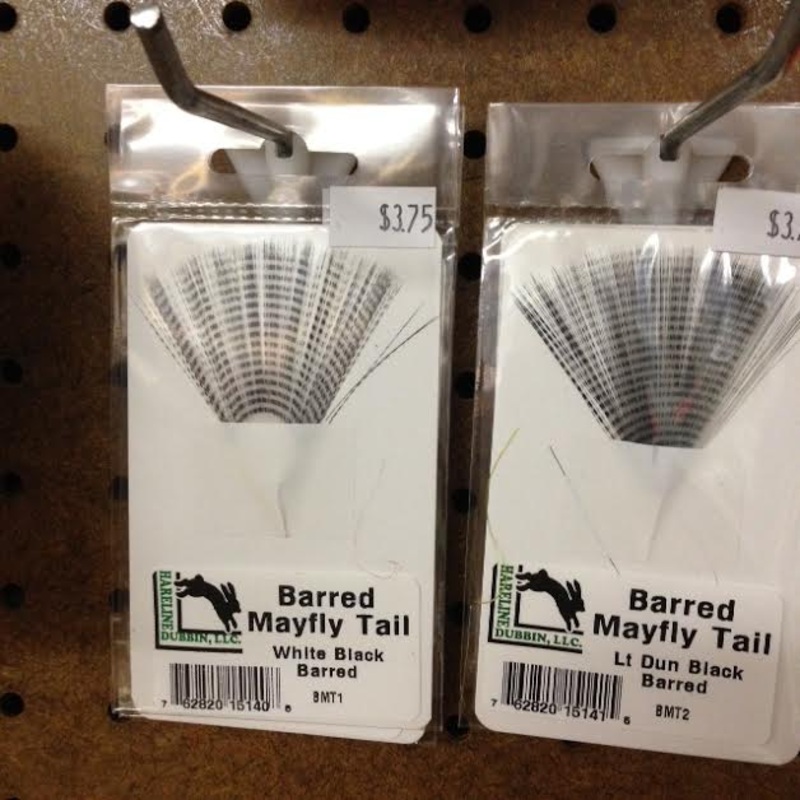 Barred Mayfly Tail|Light Dun|White
