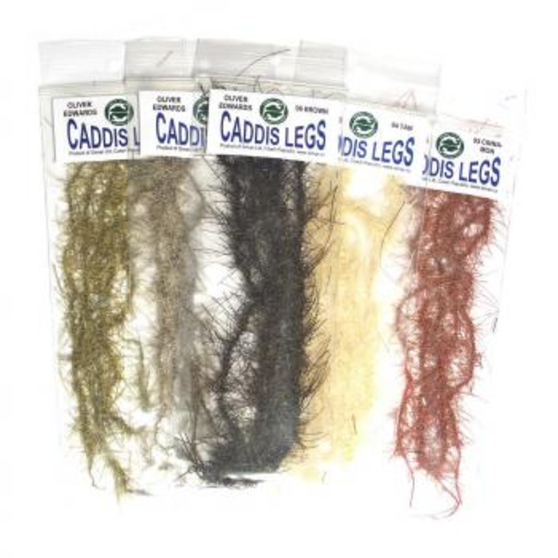Caddis Legs (Oliver Edward’s)|Cinnamon|Olive|Light Olive|Insect Green|Brown|Black|Tan|Rusty Orange|Dark Gray|Light Natural Gray