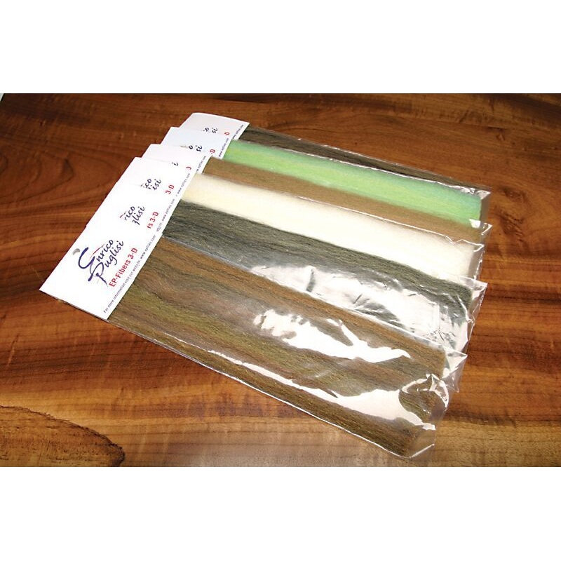 EP Fibers 3-D|Eel Green|Olive|Pilchard|Baitfish Belly|Tarpon Streamer|Sardina
