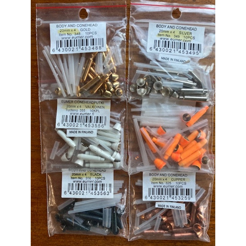 Eumer of Finland Tubes and Junction Tubing Body and Conehead Tubes