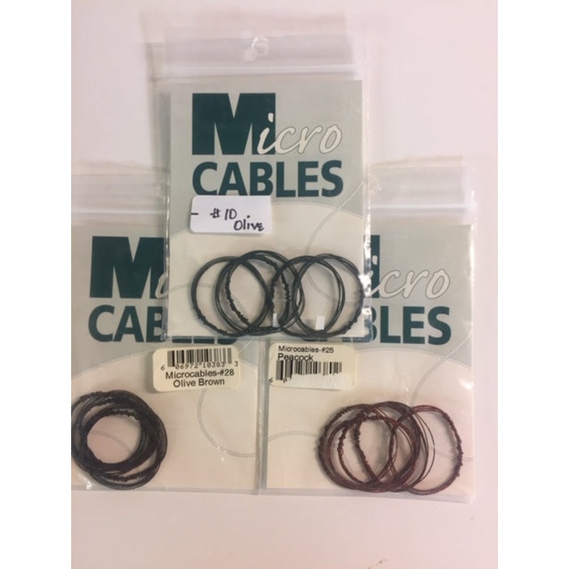 Micro cables|Olive Brown|Olive|Peacock|4