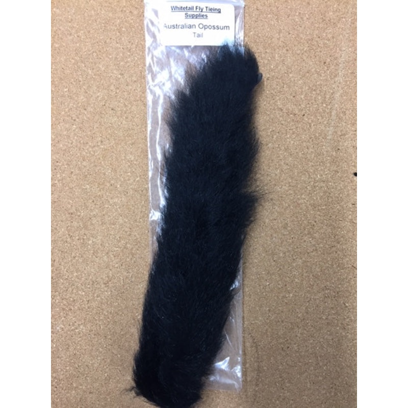 Opossum Tail,  Australian|Natural|Black