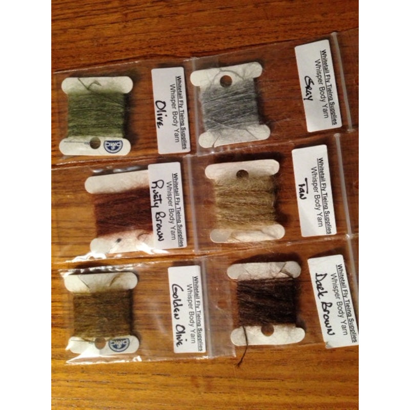 Whisper Body Yarn|Tan|Olive|Gray|Rusty Brown|Dark Brown|Golden Olive