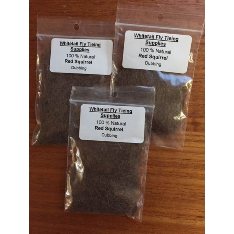 Dubbing 100% Natural Fox  Squirrel