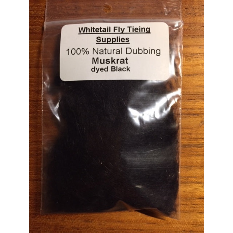 Dubbing 100% Natural Muskrat|Black|Golden Olive|Olive|Natural