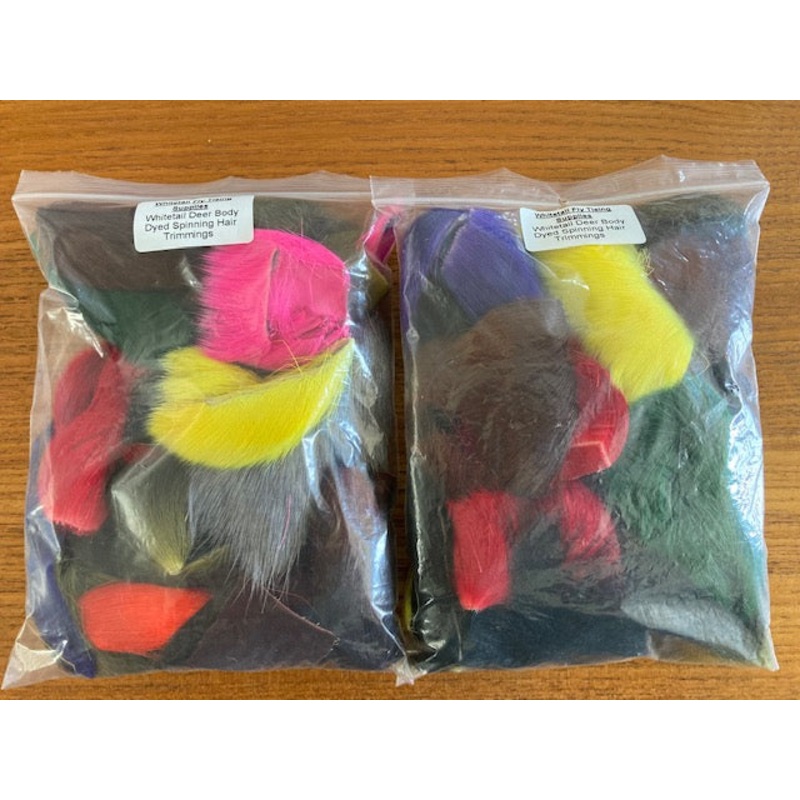 Whitetail Deer Body Spinning Hair DyedTrimmings