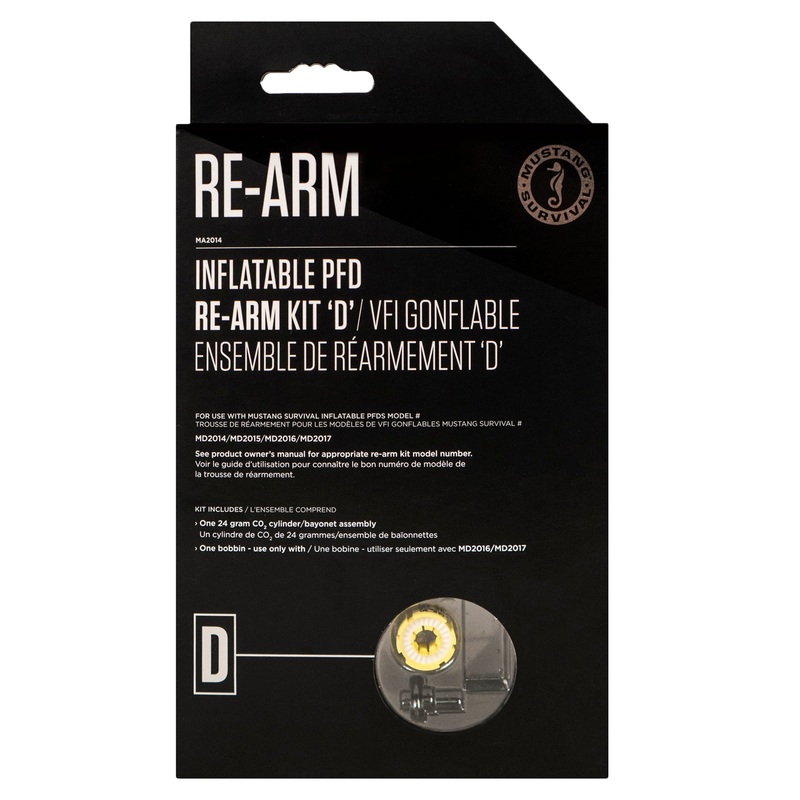 Anglers PFD – Re-arm Kit D – 24g Auto/Manual (with Bayonet)