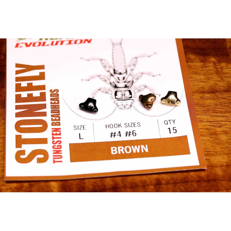 Nymph Head Evolution – Stonefly Tungsten Beadheads