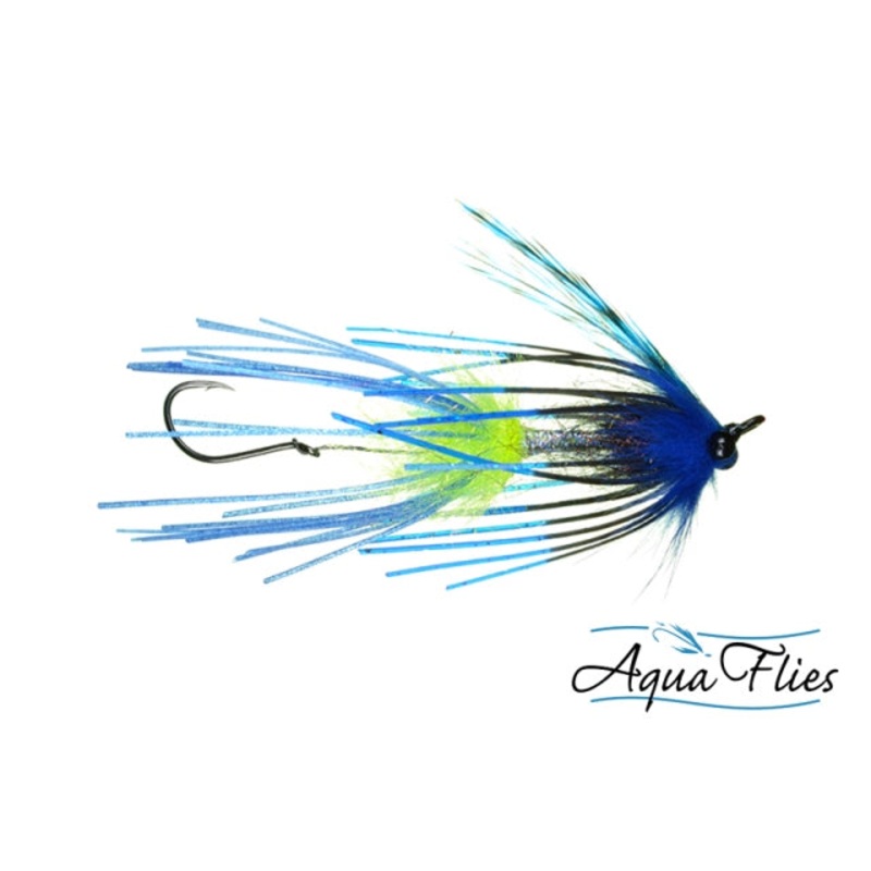 Sili-Leg Intruder – Chartreuse & Blue