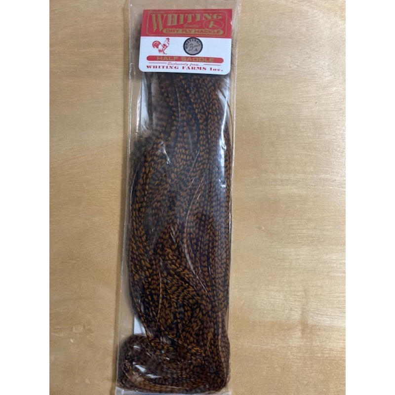 Whiting Rooster Dry Fly Saddles 1/2 Bronze Grade