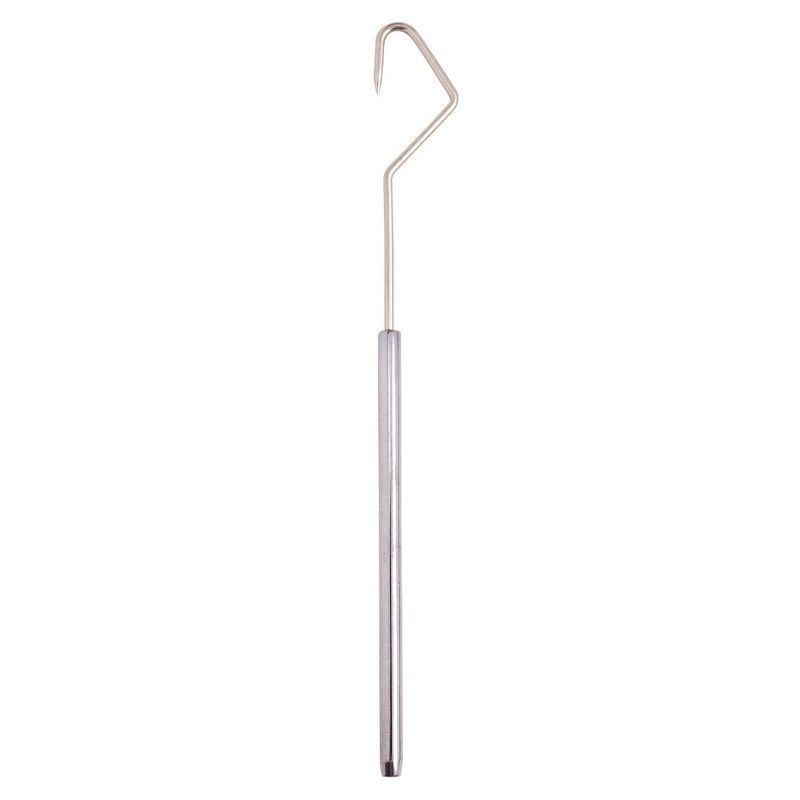 DR SLICK Dubbing Hook- 5 w/Half Hitch Tool -Satin Stainless Steel